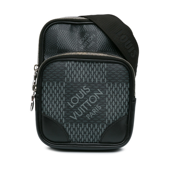 Pre-Loved Louis Vuitton Damier Graphite 3D Amazone Sling Bag - Picture 1 of 12